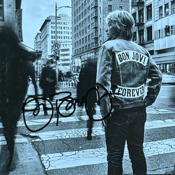 Bon Jovi Forever CD & Signed AUTOGRAPHED Art Card Brand New IN HAND 🔥✅ - Picture 2 of 6